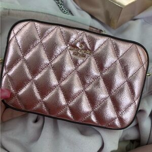 Kate Spade Pink Quilted Crossbody Bag